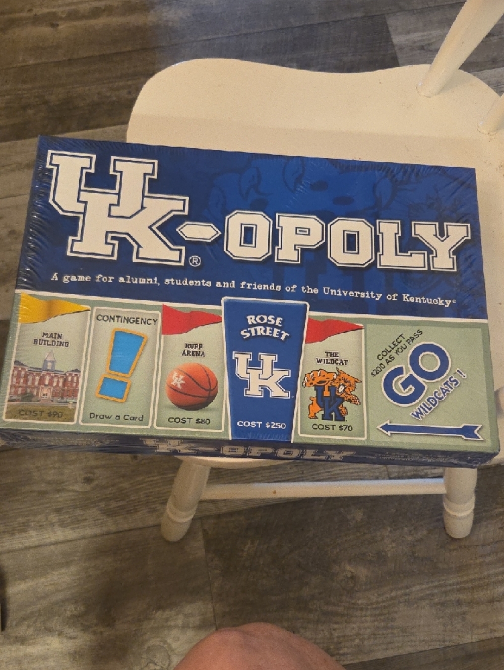 UK-opoly Board Game - University of Kentucky Blue Edition Still Has Plastic Wrap